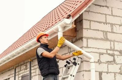 Pose et remplacement de gouttières à Remomeix